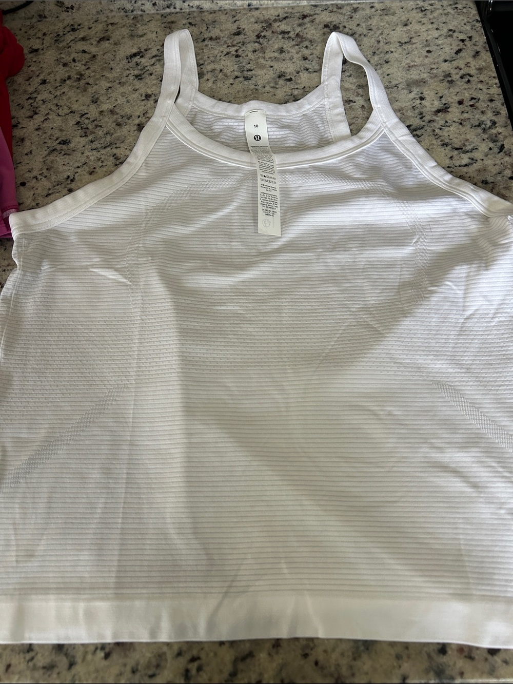 Lululemon Swiftly Tank White Sz 10